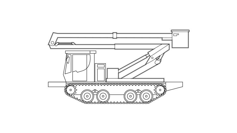 PowerBully 18T: track carrier for man lifts.