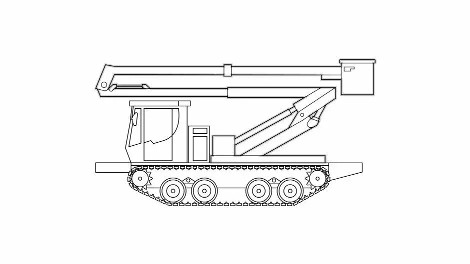 PowerBully 18T: track carrier for man lifts.