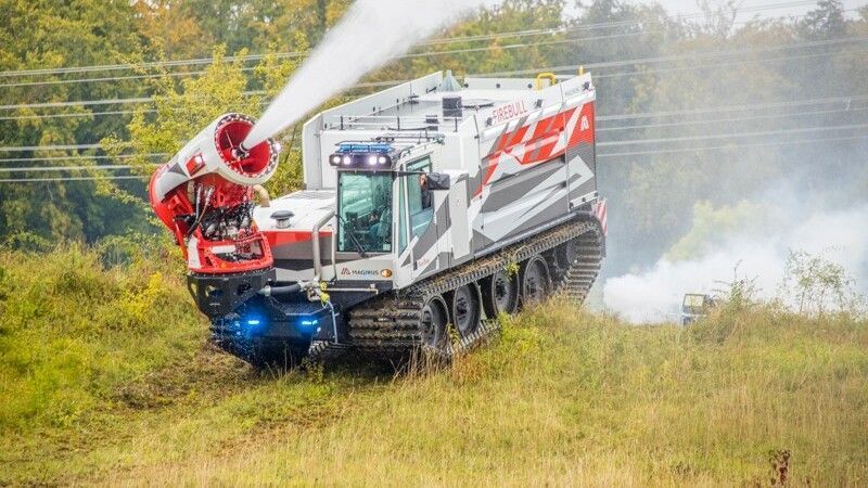 Magirus FireBull am Steilhang