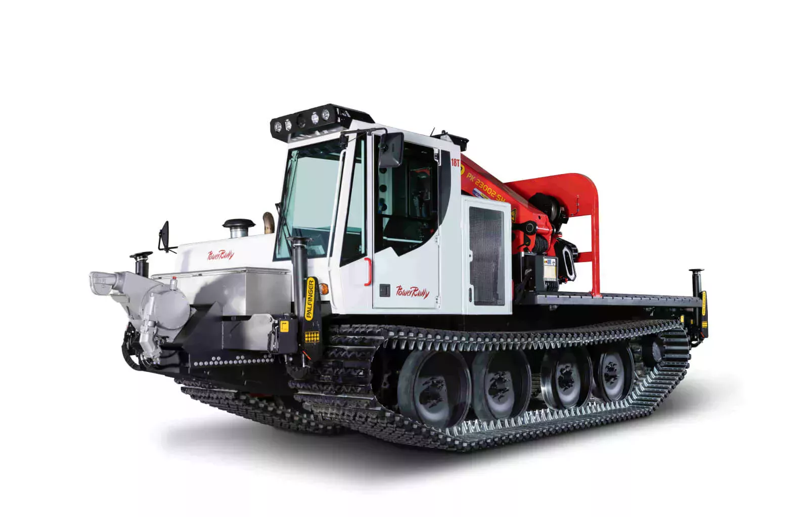 PowerBully track carrier for different attachments PowerBully 18T Geräteträger für unterschiedliche Aufbauten