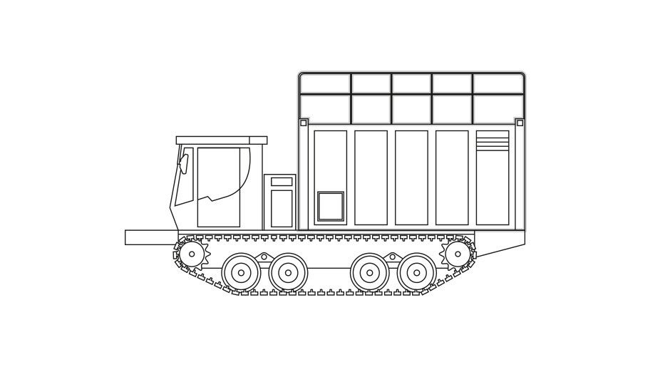 PowerBully 18T: track carrier for service platforms