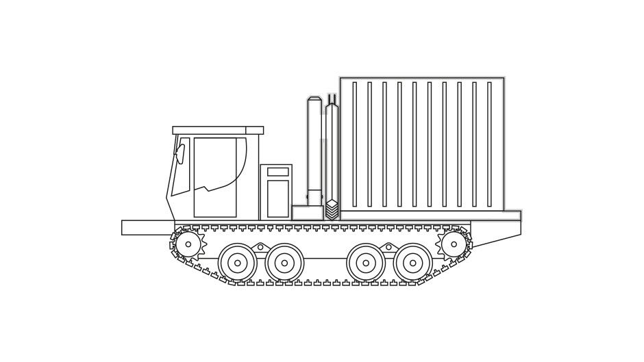 PowerBully 18T: track carrier for containters.