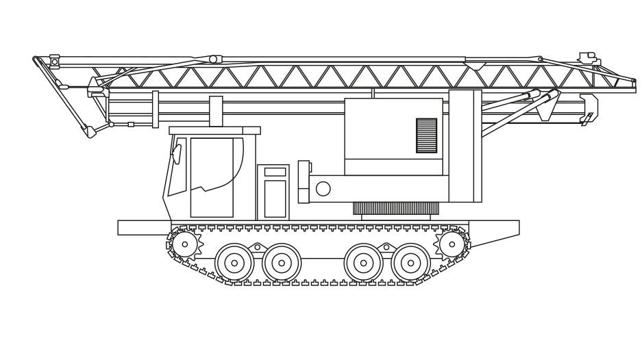 PowerBully 18T: track carrier for folding crane