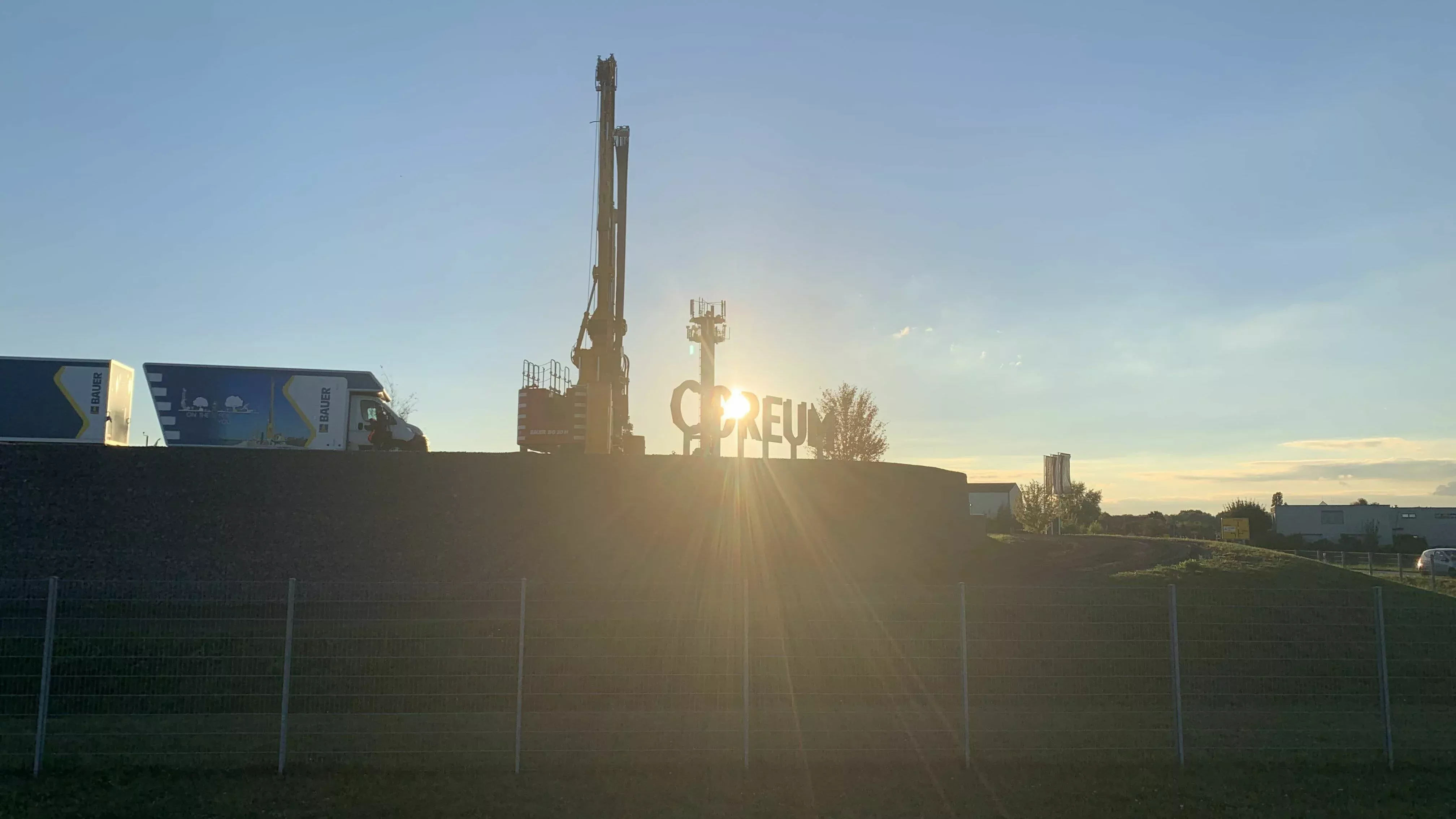 Das Ausstellungsgelände der Coreum in Stockstadt. Das Ausstellungsgelände der Coreum in Stockstadt.