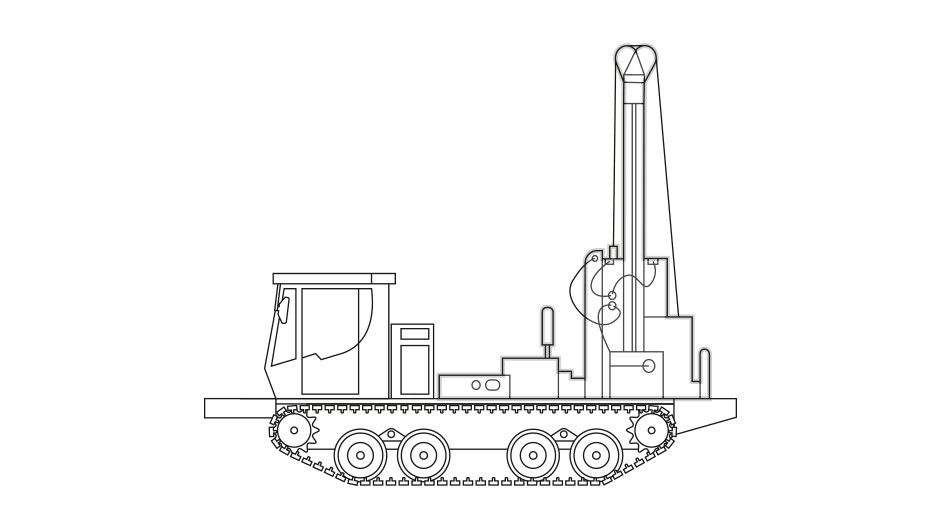 PowerBully 18T: track carrier for vertical drills